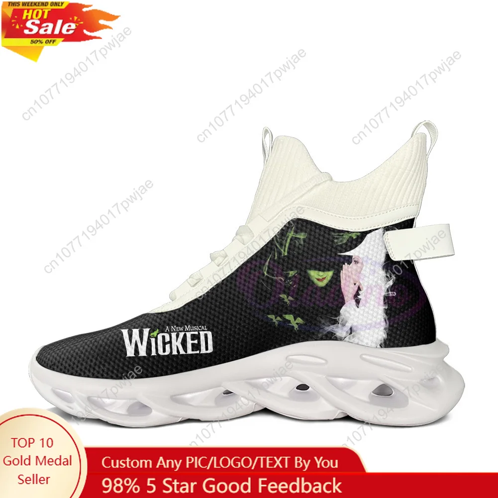 

Wicked the Musical High Top Flats Sneakers Mens Womens Hiking Sneakers Travel Mountaineering Lightweight Shoe Running Shoes