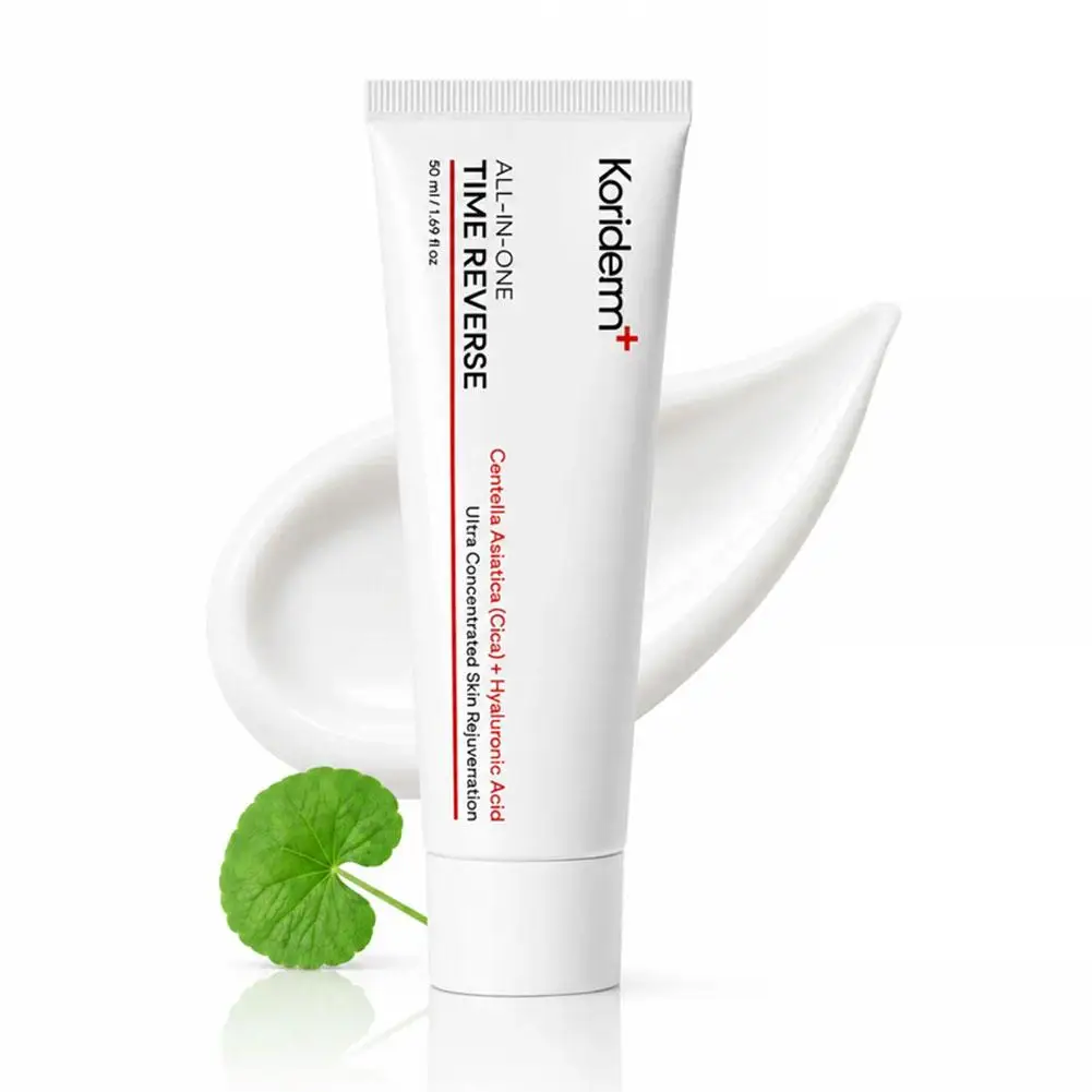 Facial Moisturizing Cream Centella Asiatica Hyaluronic Acid 50ml Hydrating Repair Face Cream for Smooth Radiant Skin Care
