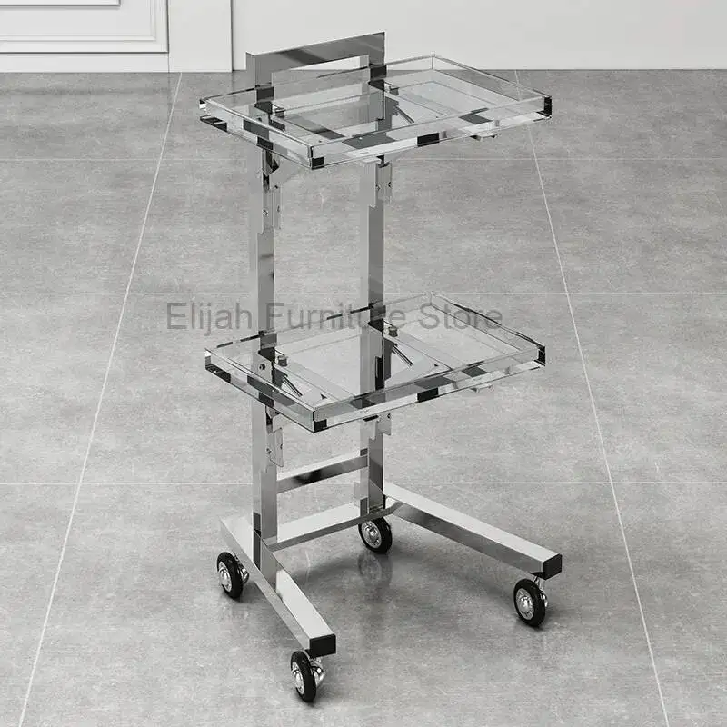 

French Style Modern Simplicity Trolley Originality Barber Shop Multifunctional Trolley Collapsible Furniture Skjuta En Vagn HBSC