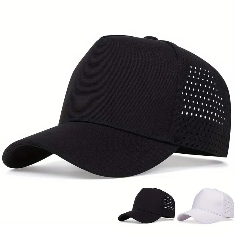 Unisex Solid Color Breathable Baseball Caps Spring and Summer Outdoor Adjustable Casual Hats Sunscreen Hat