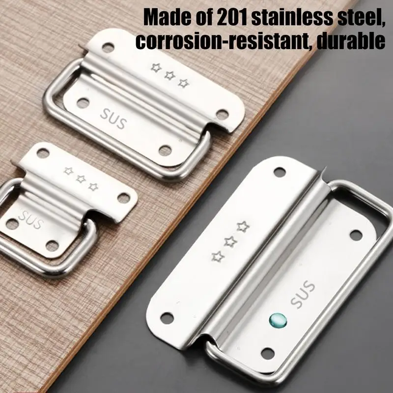 Cabinet handles Kitchen folding stainless steel cabinet handles Simple tool box handles Multi-purpose handles for door and cabin