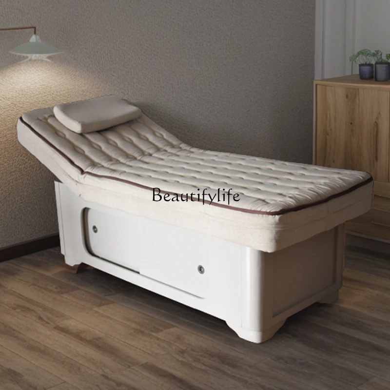 

Latex Facial Bed Beauty Salon Special Massage Massage Therapy Bed Lifting Electric Solid Wood