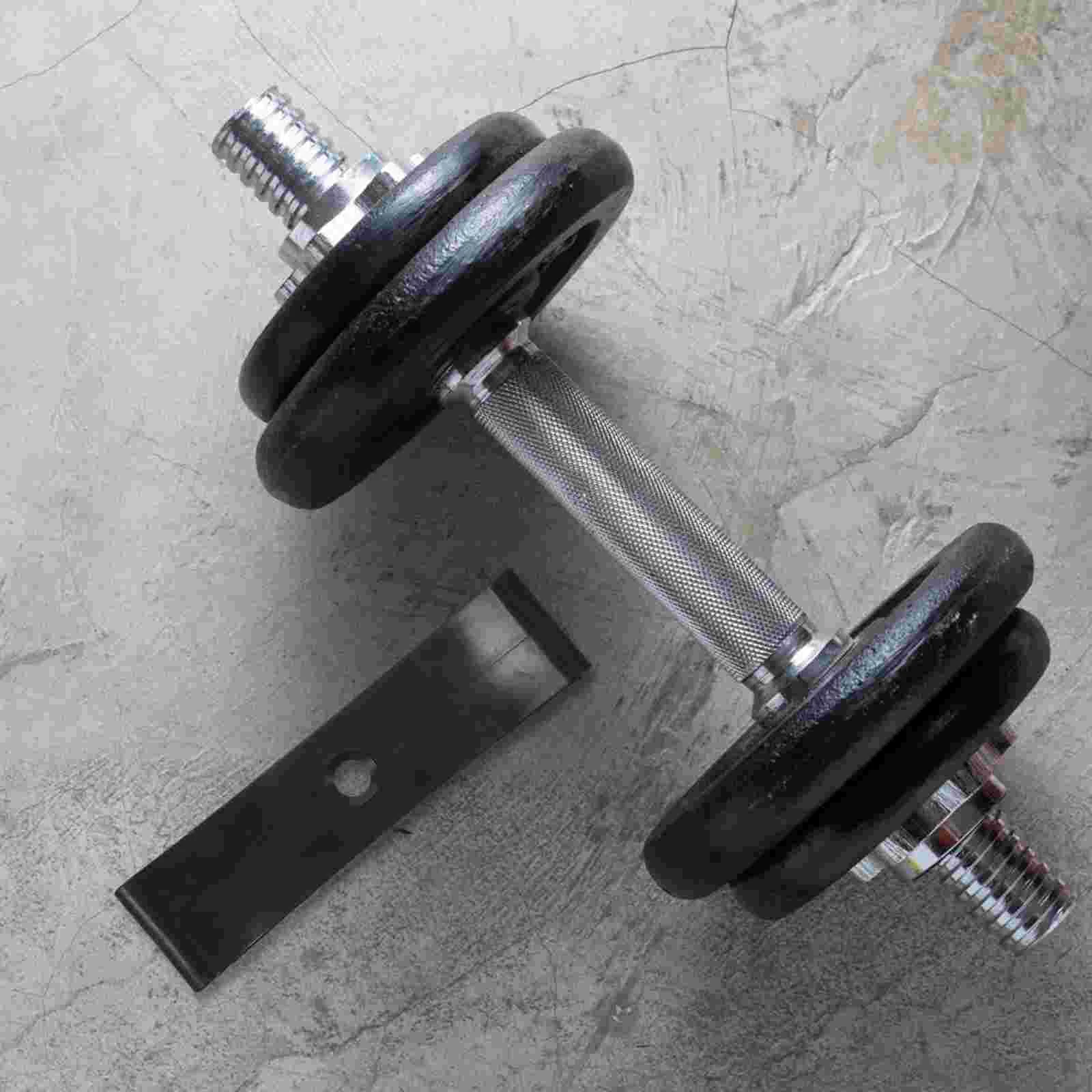 6 Pcs Dumbbell Rest Sturdy Stand Barbell Holder Floor Household Space-saving Rack Pp Storage Bracket