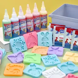 Magic Water Elf Gels 3D Ocean Mold Sets Aqua Fairy Gel Toy Magic Water Fairy DIY Handicraft Making Materials Gifts For Children