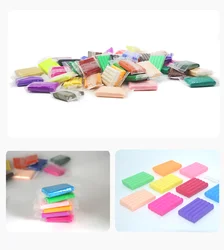 12 Pcs 0.7 oz/Color Oven Bake Clay Small Block Colored Polymer Clay Kit Safe Baking Clay for Kids Artists Beginners Jewelry Make