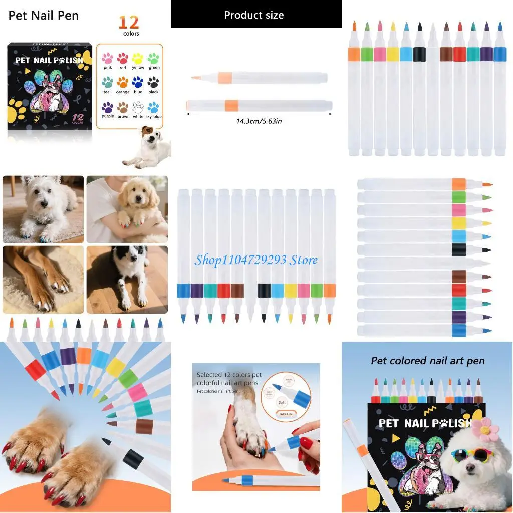 

Y2GD Drawing Craft Pen for Nail Design Precisions Tip Art Projects with Storage Case