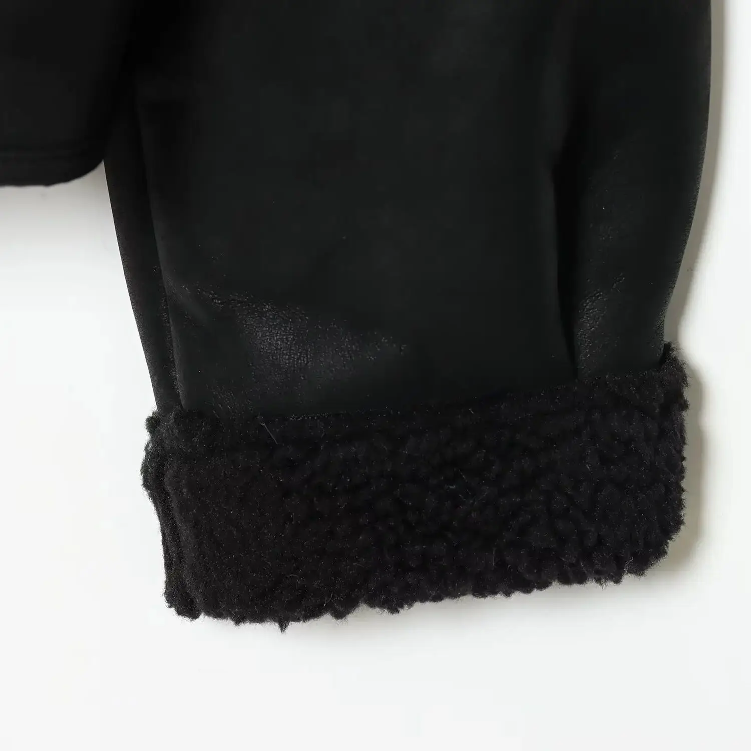 DiYiG WOMAN 2025 autumn new fashion velvet effect double-sided jacket retro long sleeve all-match coat Outerwear Mujer