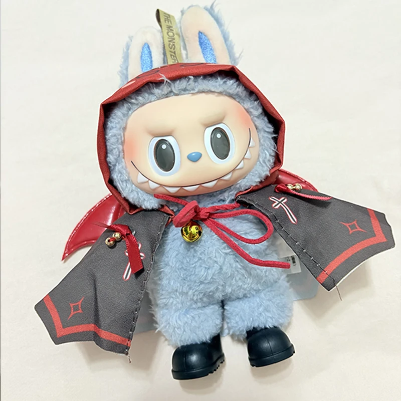 

Labubu одежда дьявол вампир плащ для 15/17 см V1 V2 V3 плюшевая кукла-идол украшения аксессуары подарок для фанатов