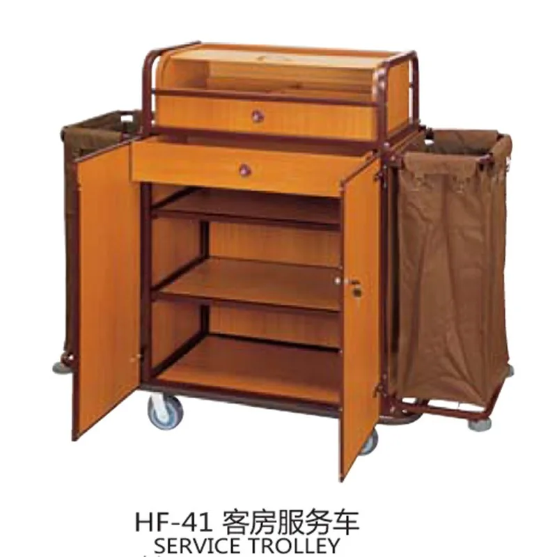 Bilateral Service Vehicle Hotel Room Service Vehicle Beverage Delivery Bilateral Room Service Vehicle
