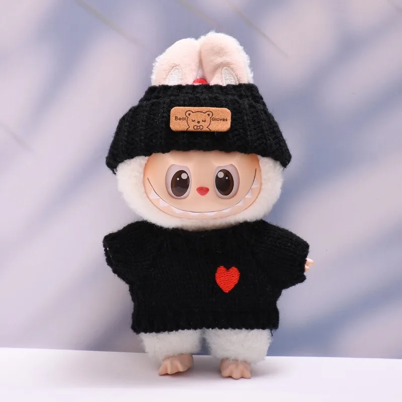 

Mini Doll'S Clothes Outfit Accessories For Korea Kpop Exo Labubu Idol V1 V2 striped sweater autumn and winter clothes Clothing
