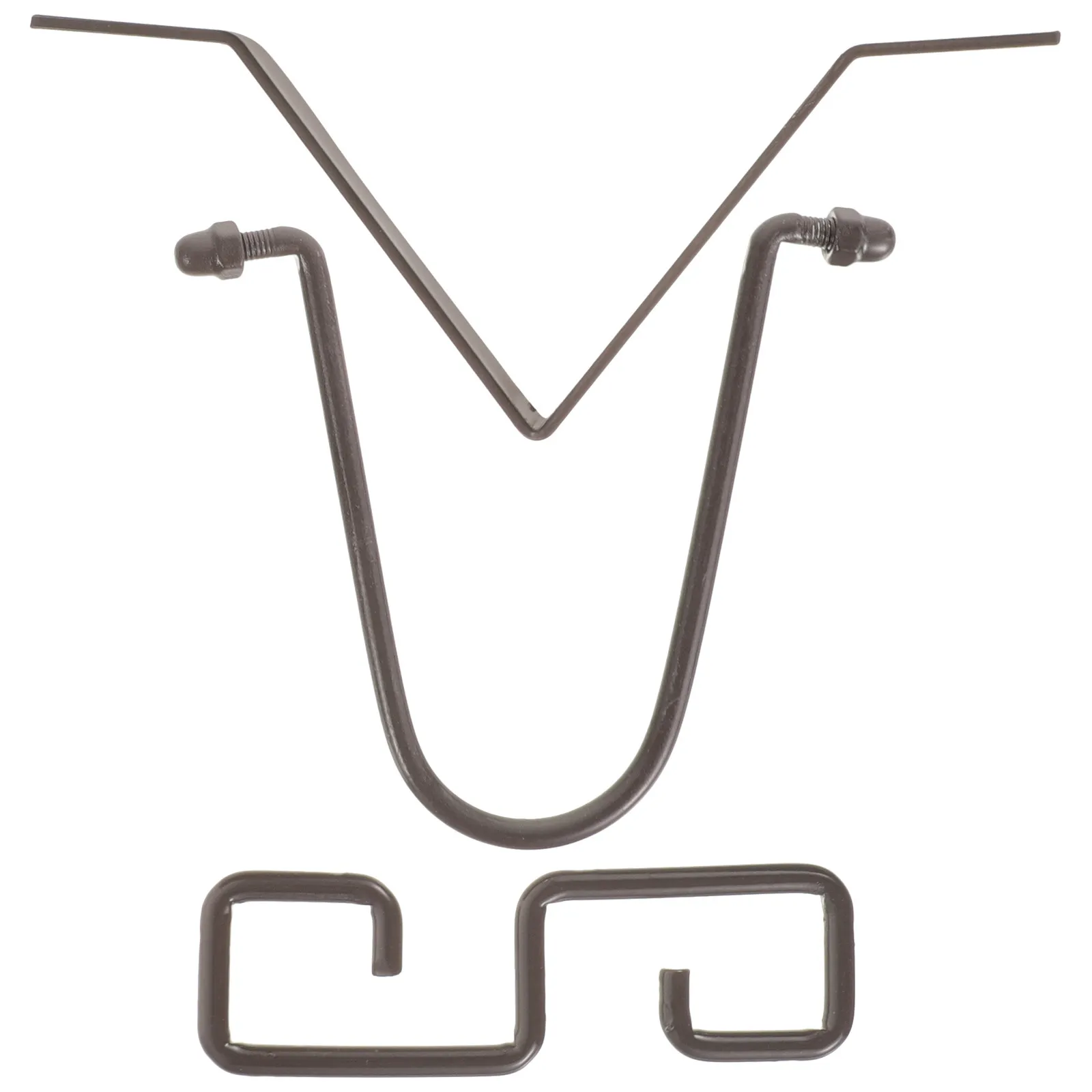 1Set Rain Chain Hook Iron Metal V-Shaped Drainer Hook Stable Rust-Resistant Rain Chain Gutter Adapter Outdoor Installation