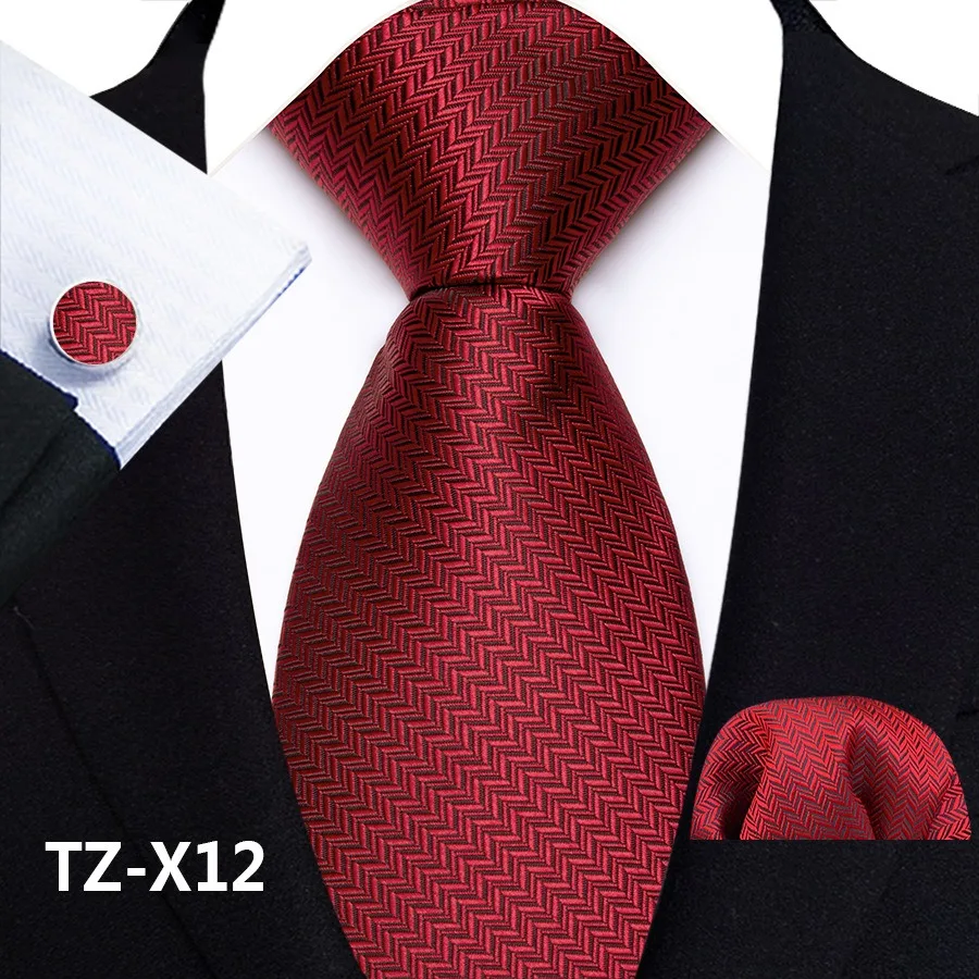 Klassisches Krawattenset für Herren, florales Paisley-Krawattenset mit Einstecktuch und Manschettenknöpfen, Vintage-Krawatte für Hochzeit, Business-Anzug-Accessoires – Detail 19