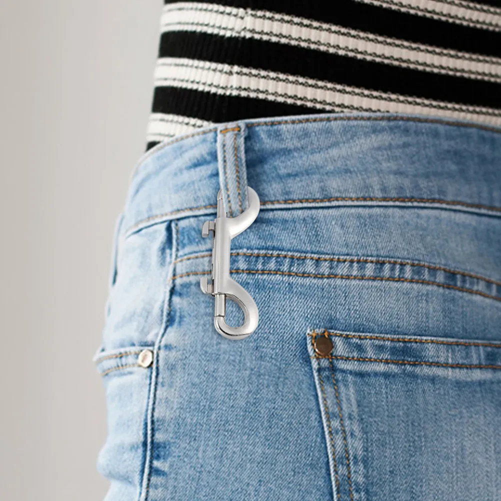 

Набор из 6 прочных металлических карабинов с двойным креплением для поводков, рюкзаков, кабель-менеджмента и снаряжения для активного отдыха