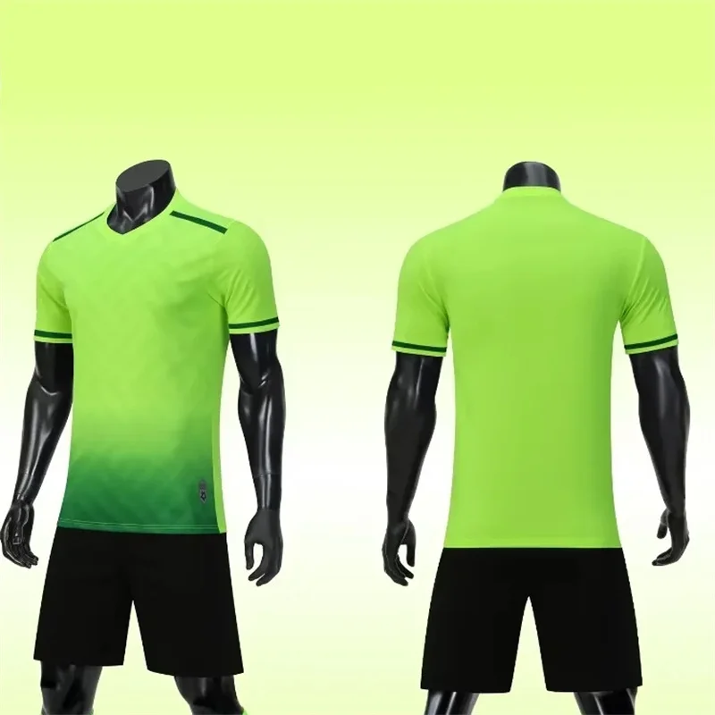 قمصان كرة القدم عالية الجودة فارغة لكرة القدم قصيرة الأكمام السراويل الاطفال النساء الرجال الرياضة تي شيرت DIY عدد التخصيص #6