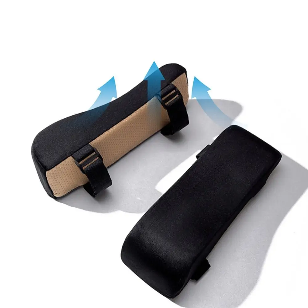 1Pair Soft Chair Armrest Pad with Adjustable Straps Non-Slip Chair Elbow Pillows Pad Comfortable Chair Armrest Cushion Sofa