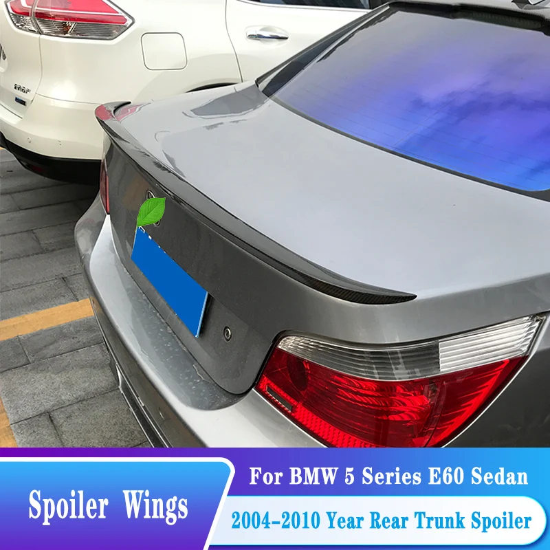 

For 2004-2010 BMW 5 Series E60 M5 Rear Trunk Lip Spoiler Rear Window Roof Spoiler Wings ABS Material Tuning Body Kit Accessories