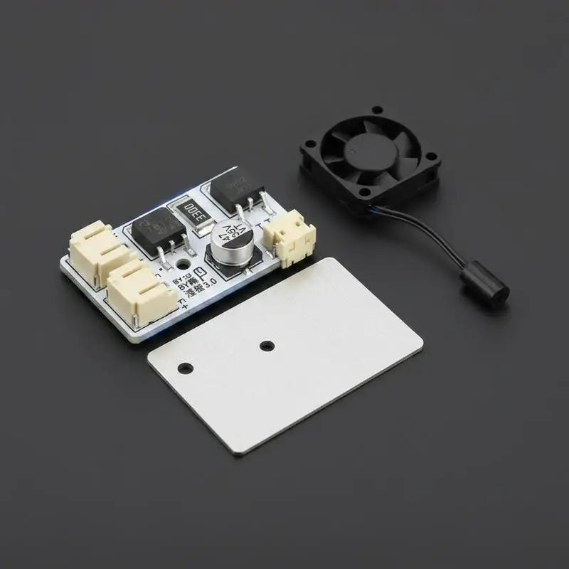 Fan Temperature Control Board Automatic LED Speed Controller Easy Installation for Industrial Equipment Heat Dissipation