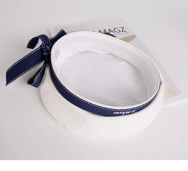 2023 Summer Sailor Hat Navy Hat COTTON Cloth Uniform Hat Aviator Hat Korea Women Man Performance Letter Beret Cap