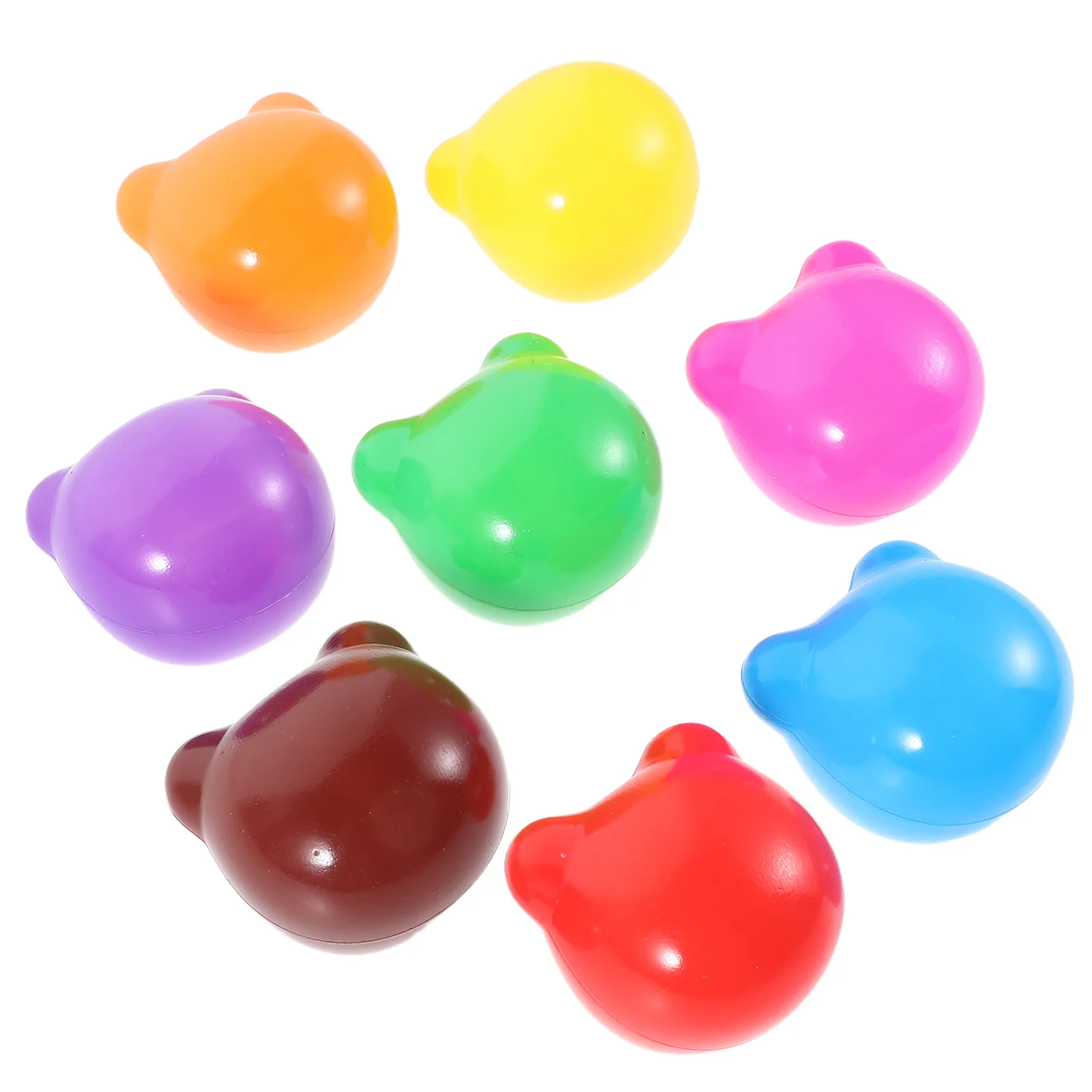 100 pçs oceano bola bebê urso em forma de bolas piscina interior brinquedo de praia criança crianças pit e para playhouse criança colorida