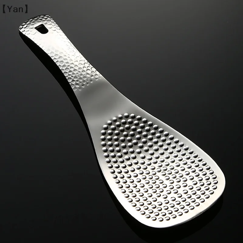ステンレス鋼ハンマーパターンしゃもじ大容量しゃもじカフェテリアレストランしゃもじキッチン調理ツール