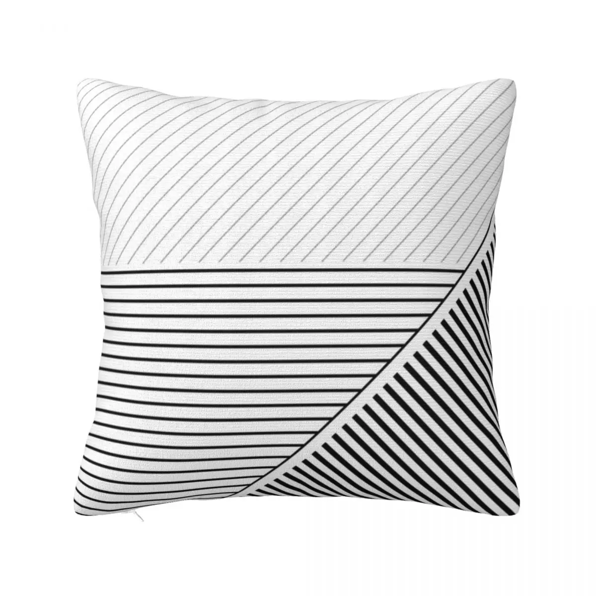 Black And White Geometric Lines 2 Cushions Pillow Case Covers Covers For Bed Pillows Pillow Case Pillow Cover