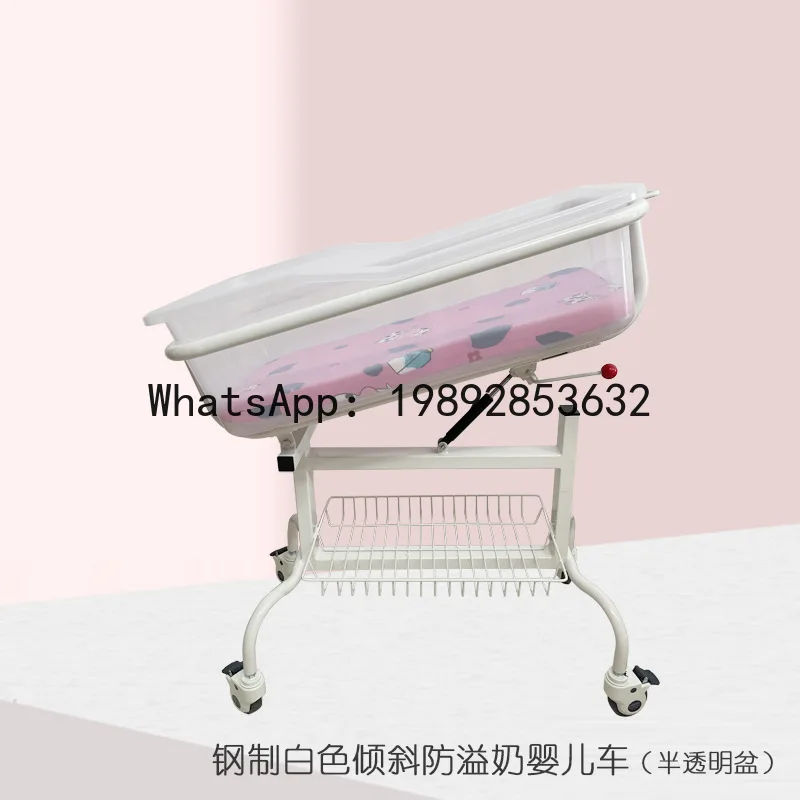 عربة أطفال قابلة للتعديل والمتحرك بعجلات صامتة، نفس نموذج يستخدم في مراكز الأمومة والنوادي #4