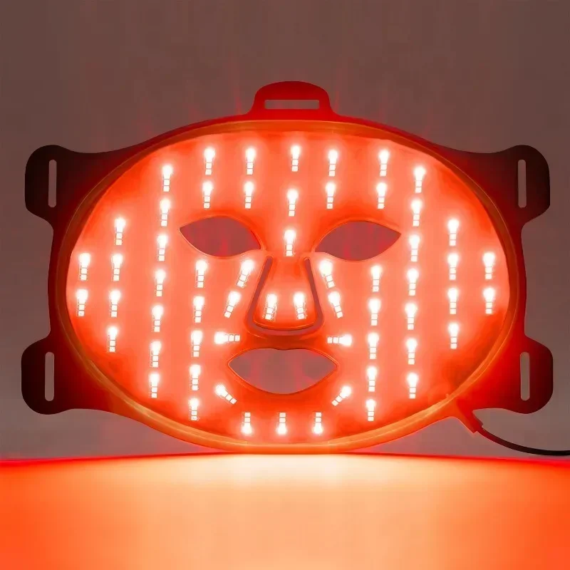 

2025 hot sale 2025Need to be customized Free Logo 4 Color Led Facial Mask 1072nm Red Light Therapy Mask Neck Bea