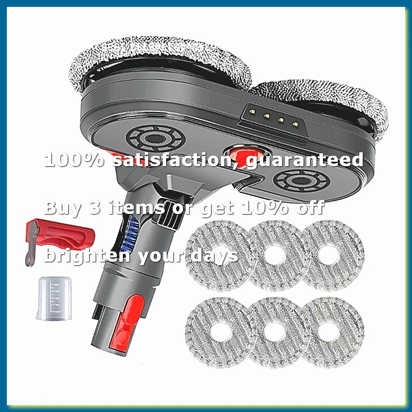 ●Electric Floor for V7 V8 V10 V11 Vacuum Cleaner Parts Wet and Dry Brush Head with Switch Lock-ABFB