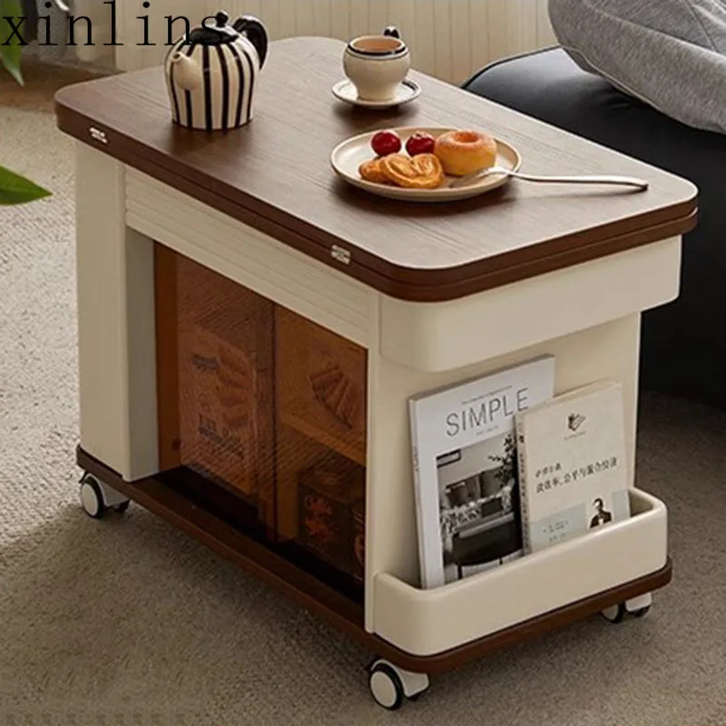 

Folding Living Room Coffee Table Storage Bedroom Modern Luxury Coffee Table Minimalist Design Muebles Para El Hogar Furnitures