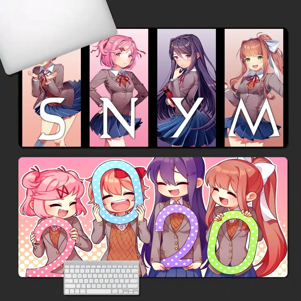 Doki Literature Club Mousepad Cute Durable Rubber Mouse Mat Pad Size for Game Keyboard Pad