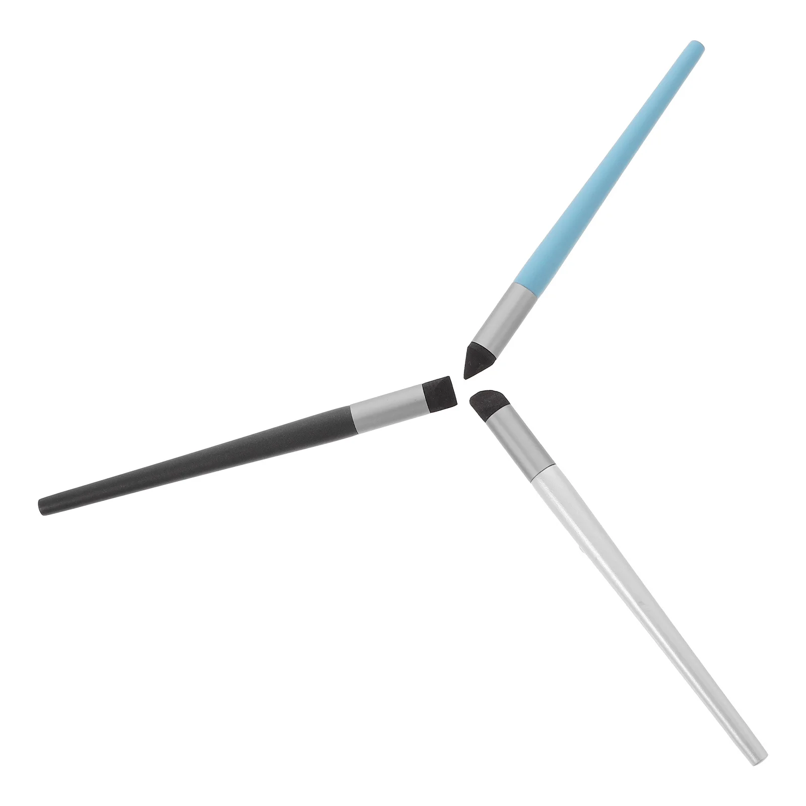 

3pcs Oil Pastel Blending Pens Soft Sponge Tips Bevel Round Double Head For Drawing Painting Sketching Artist Grade Rubbing Tools