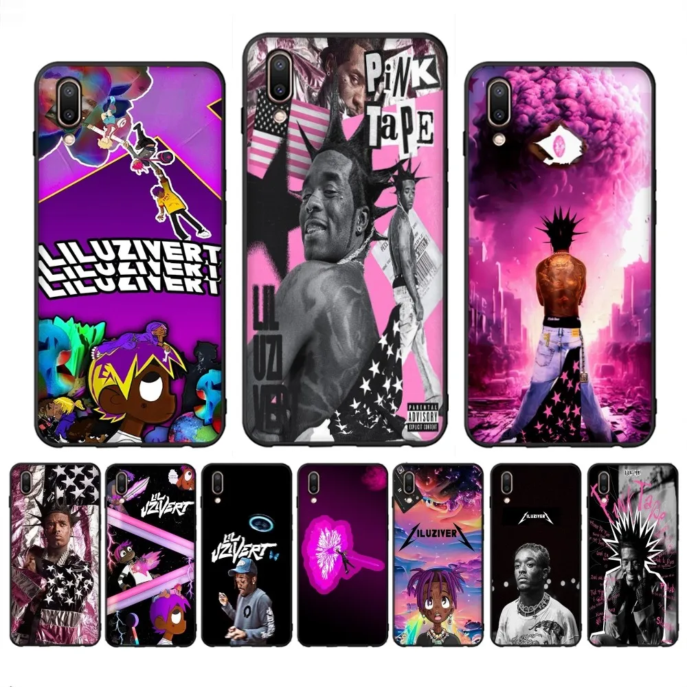 Rapper L-Lil U-Uzi V-Vert Pink Tape Phone Case For Redmi Note 4 X 5 A 6 7 8 T 9 9S 10 11 11S 11Epro Poco M3 pro