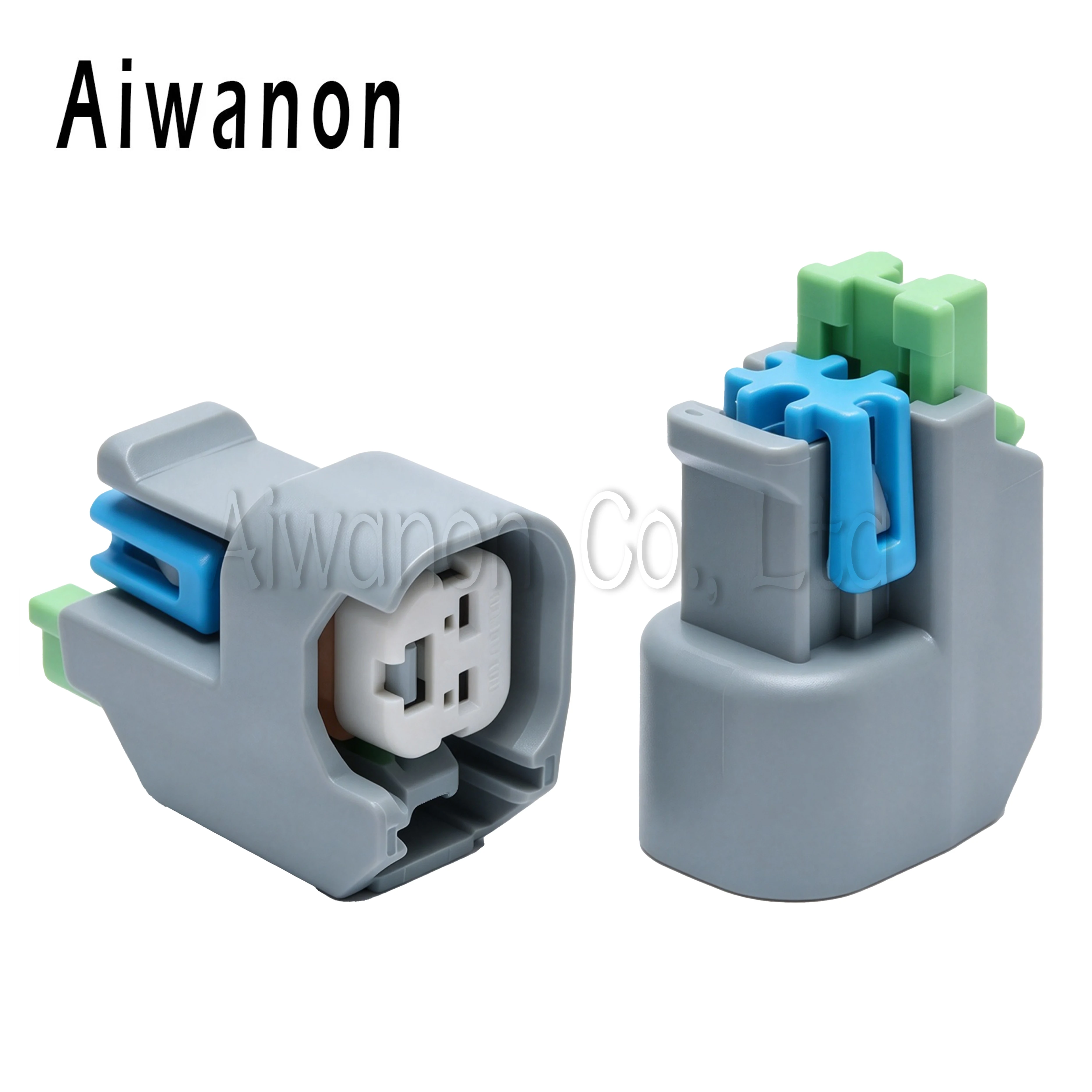 1 Set 2 Pin Auto EV6 Fuel Injector Waterproof Female Wire Harness Connector Plug With 15423278 15419715