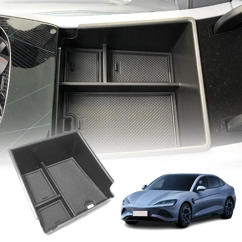 

For BYD Seal 2022 Storage Box Tray Armrest Organizer Car Interior Accessories Car Center Console Storage Box Organizer