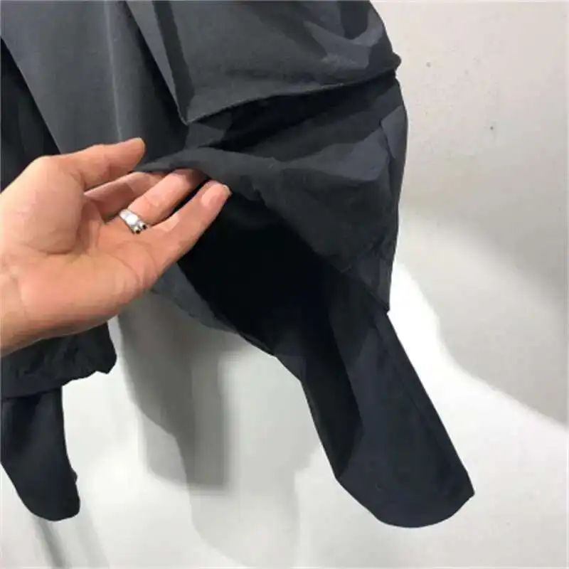 Men Sports Dark And Personality Spring Autumn Two-Piece Original Fake Harun Trousers Street Fashion Brand Hip Hop Cargo Pants