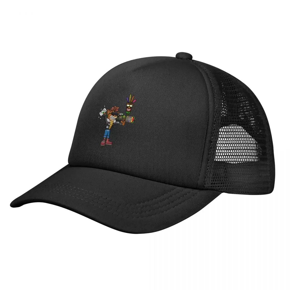 Gaming Icon Crashes Xbox Unisex Adult Mesh Baseball Cap for Spring and Summer