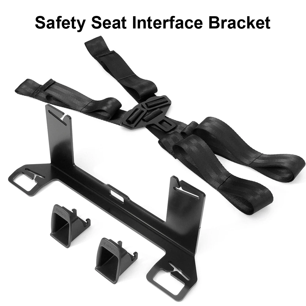 Auto Seat Belt Bracket Latch Seat Buckle Connector Universal Chair Belt Connector Steel Latch Car Child Safety Seat Belt