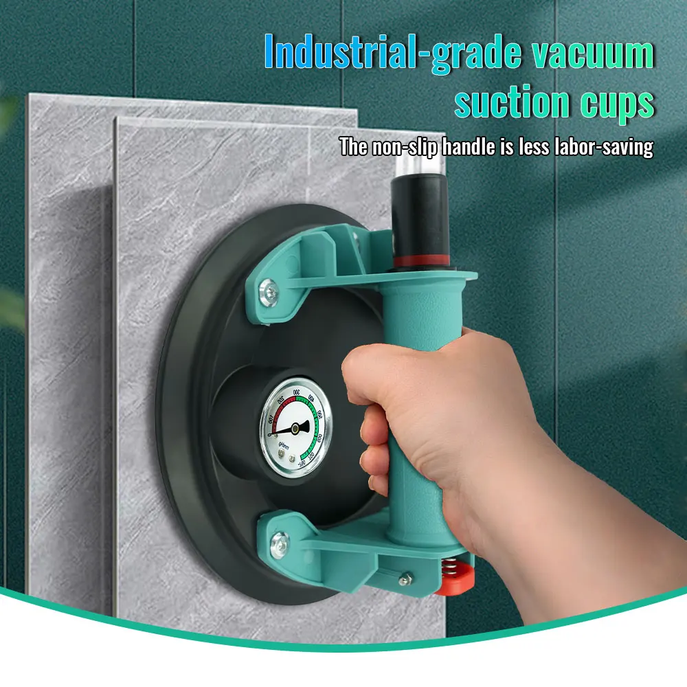 

250Kg vacuum sucker load capacity Heavy-duty glass sucker lifter, suitable for manual lifting of granite tile glass 8inch sucker