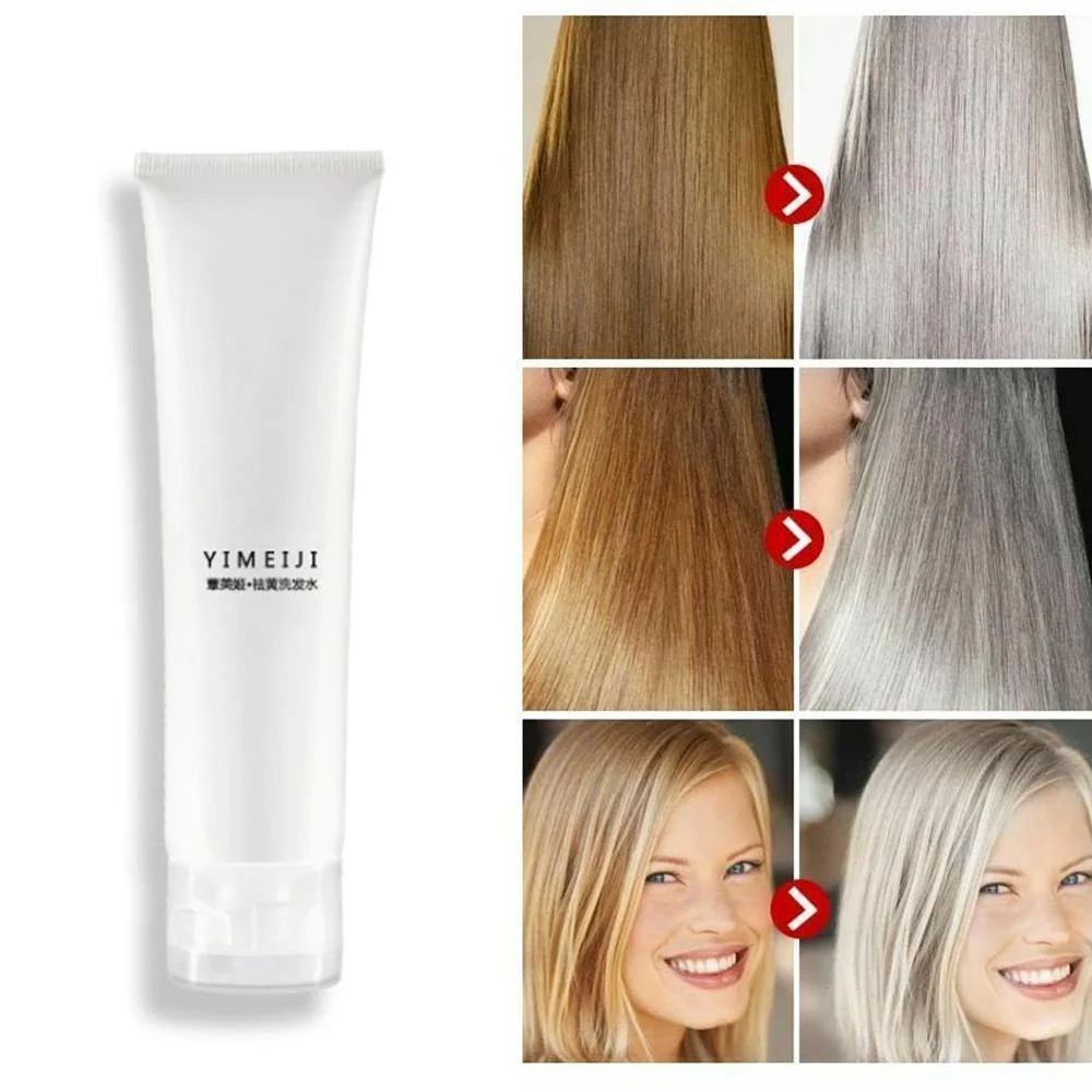 Professional Blonde Bleached Highlighted Shampoo Revitalize Effective Purple Shampoo for Blonde Hair Shampoos Remove Yellow