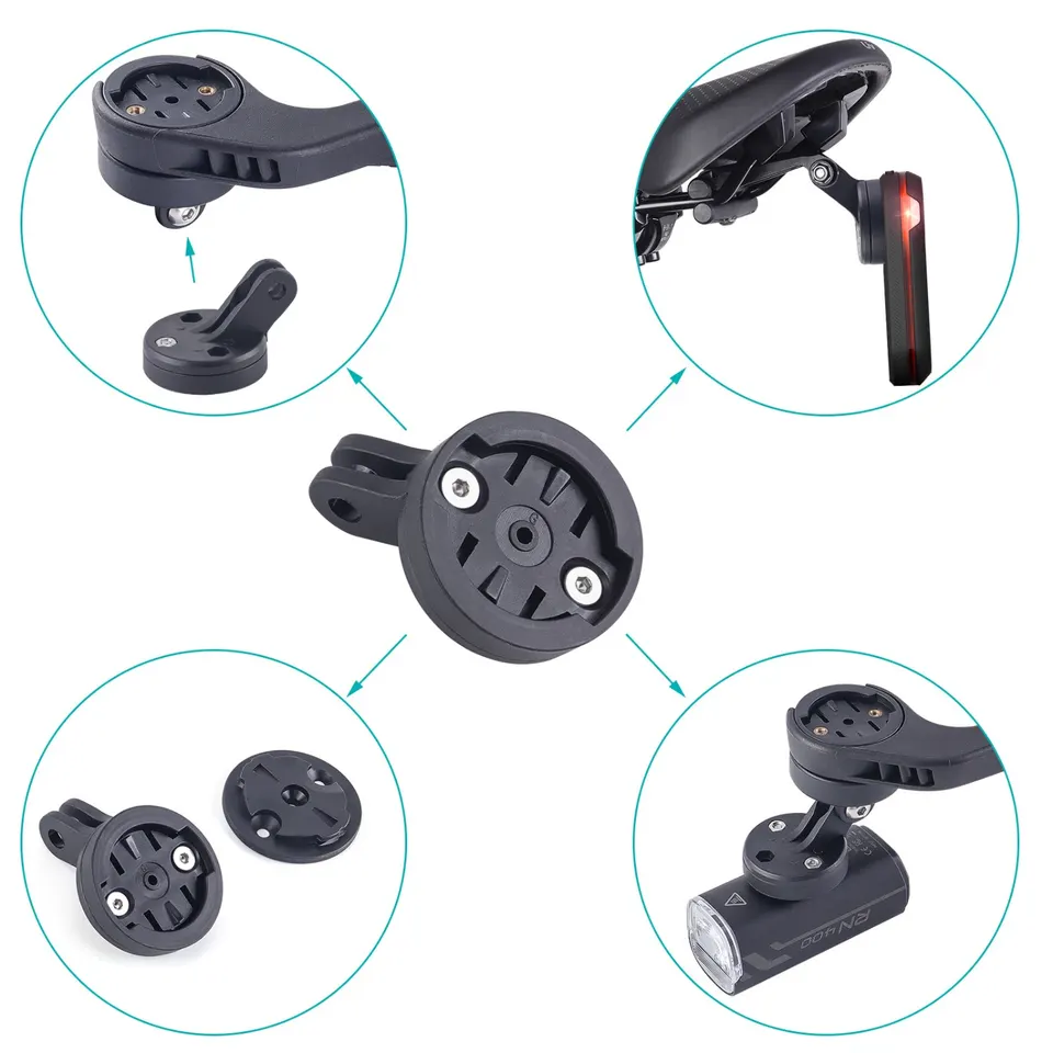 Suitable for Garmin Taillight Bracket, GoPro Action Camera Adapter, Magicshine Headlight Hanging Bracket - Detail Angle #02