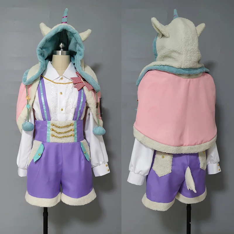 Ensemble Stars Cos Himemiya Tori Cosplay Fantasy unicorn Costume Cute Plush winter Christmas Customize New Outfit A