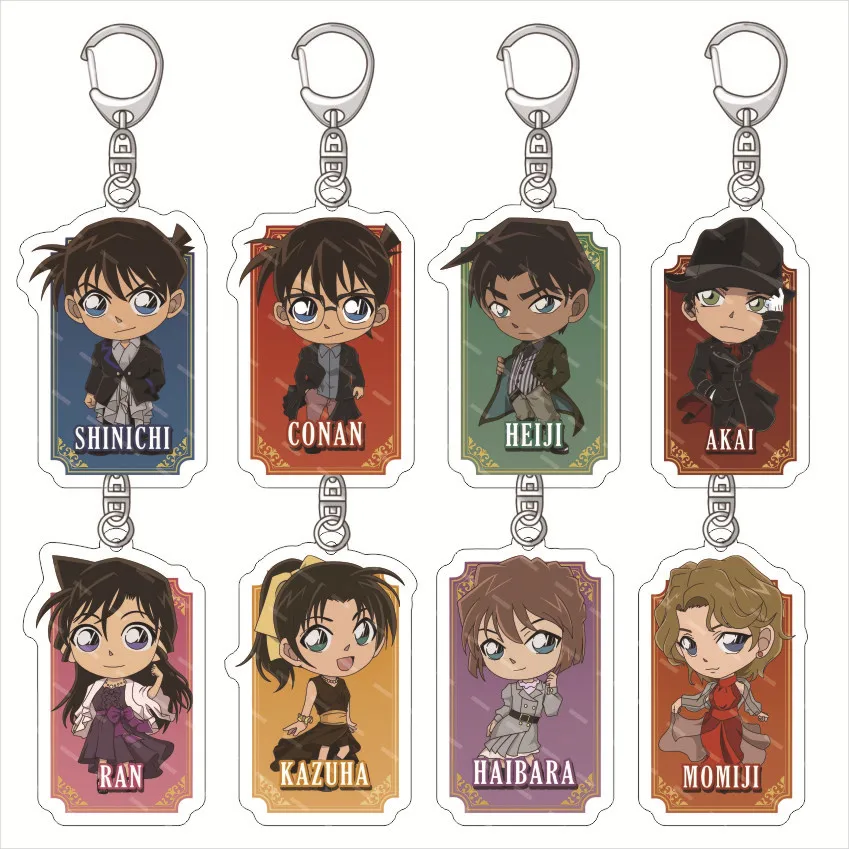 

New Detective Conan Amuro Anime Acrylic Keychain Figure Cute Pendant Jewelry Bag Charms Key Ring Fashion Accessories Gift