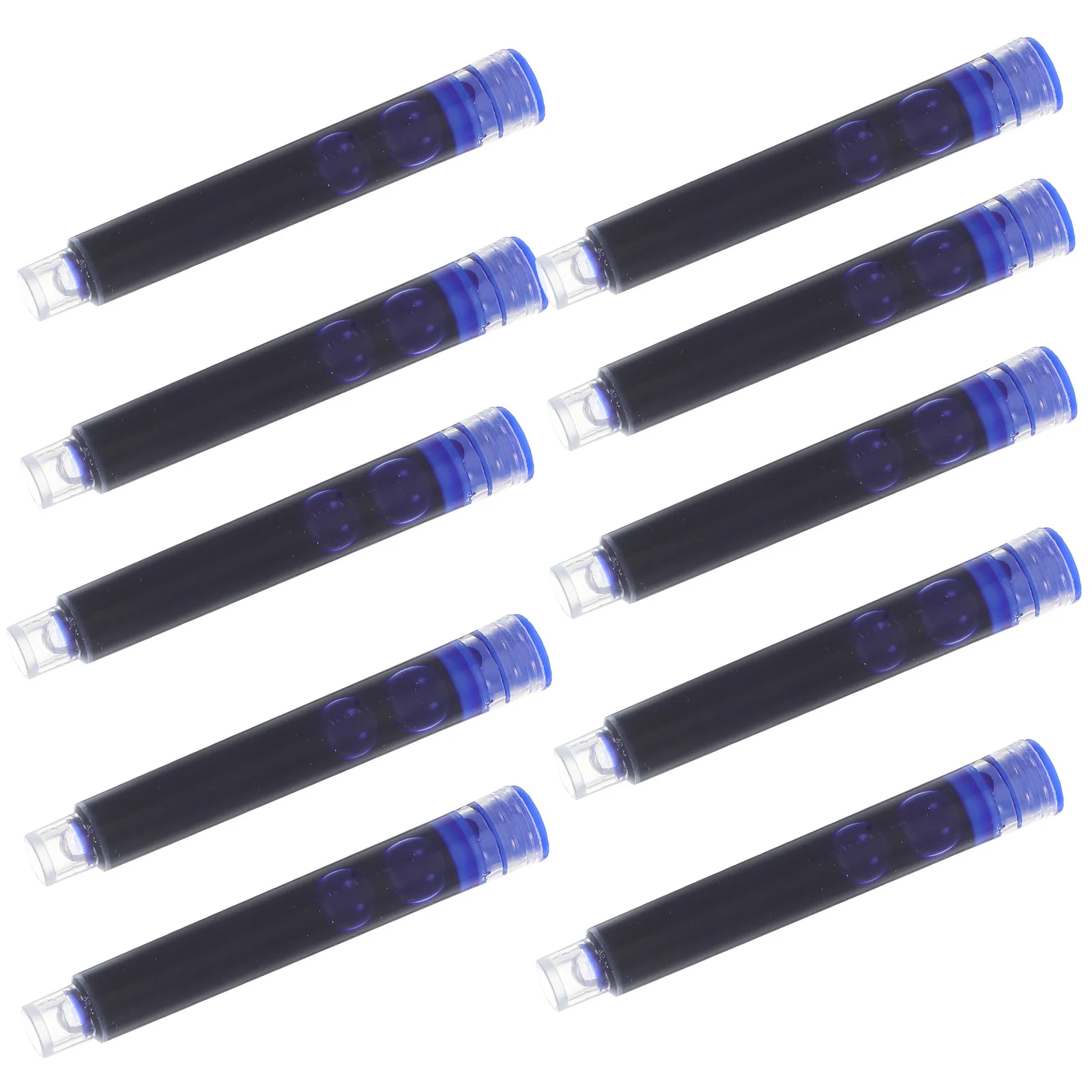 1Set Fountain Pen Ink Cartridges Quick Drying Black Refillable Ink Refills Smooth Writing for Homework School Use Writing