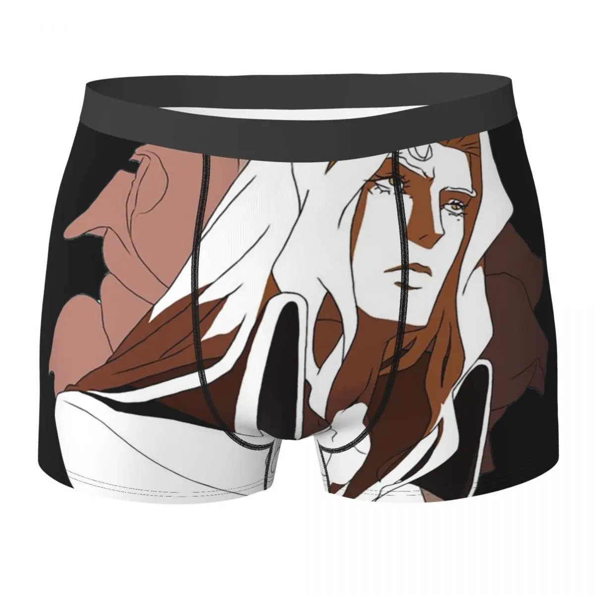 Cuecas Respiráveis para Homens, Cuecas Alucard Castlevania, Roupa Interior, Boxer Shorts, Presente de Namorado