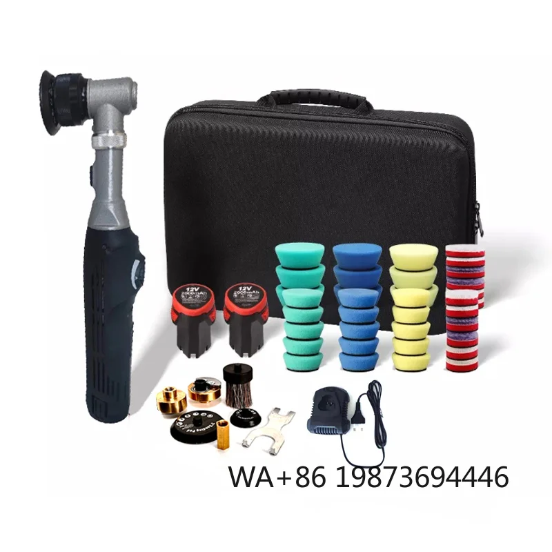 10.8V mini dual-mode polisher set, portable nano polishing tool for professional car detailing and scratch repair work