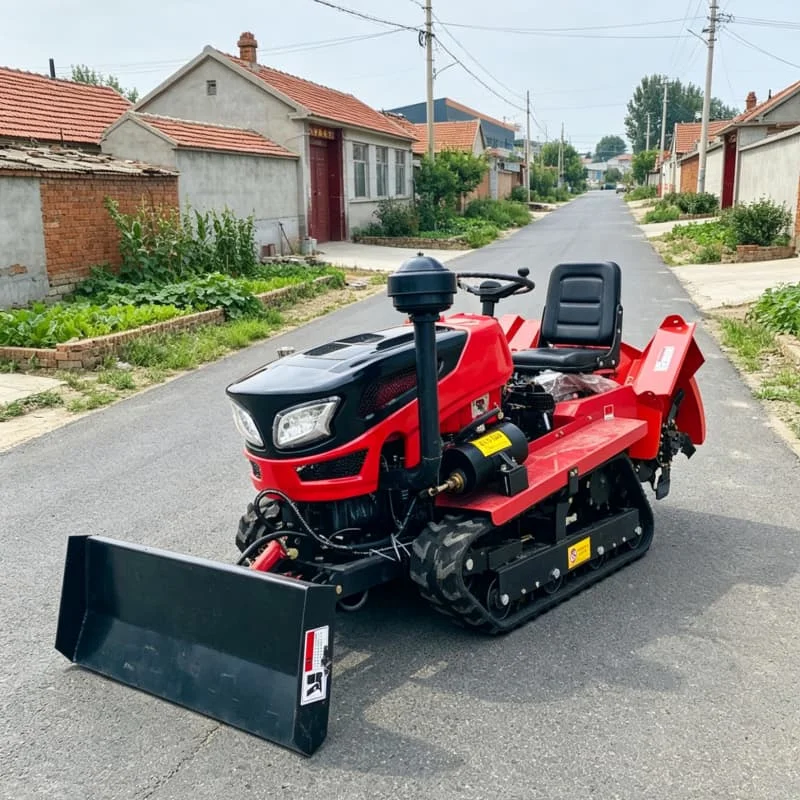 

Customized Crawler Tractor Rotary Tiller, 35HP All-Terrain Tillage Machine, Agricultural Plowing Machine