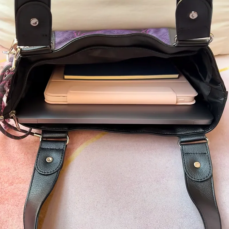 Kawaii مرحبا كيتي سانريو الإبط حقيبة أنيمي الشكل الأرجواني Y2K فتاة حقائب حقيبة يد للسفر سعة كبيرة تخزين امرأة هدية عيد ميلاد