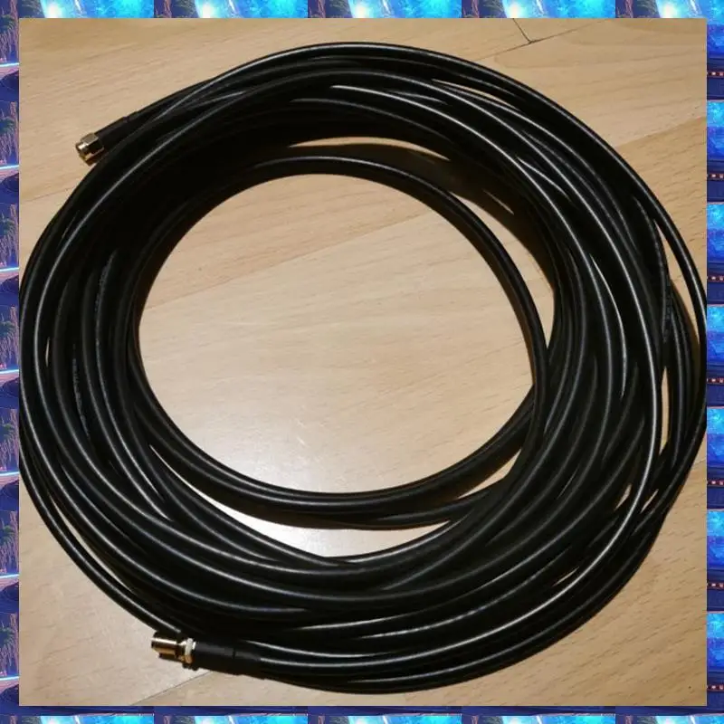 

2025 Кабель SMA 7M «папа» к SMA «мама» Удлинительный разъем антенны RG58 Кабель, кабель SMA «папа» на SMA «мама» Удлинитель антенны Co