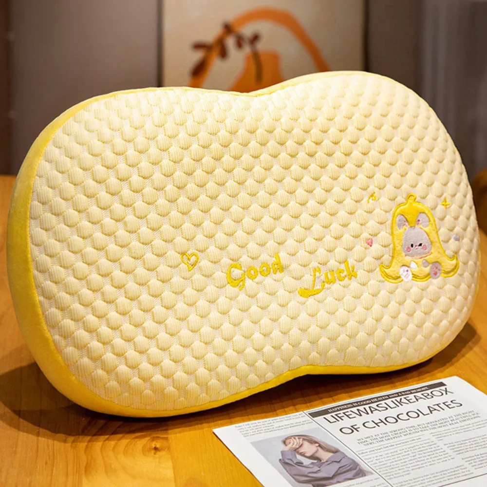 

Ice Bean Hand Warmer Pillow Double-sided Super Soft Office Nap Pillow Hand Hold Cartoon Memory Pillow Stuffed Toy Female Gift