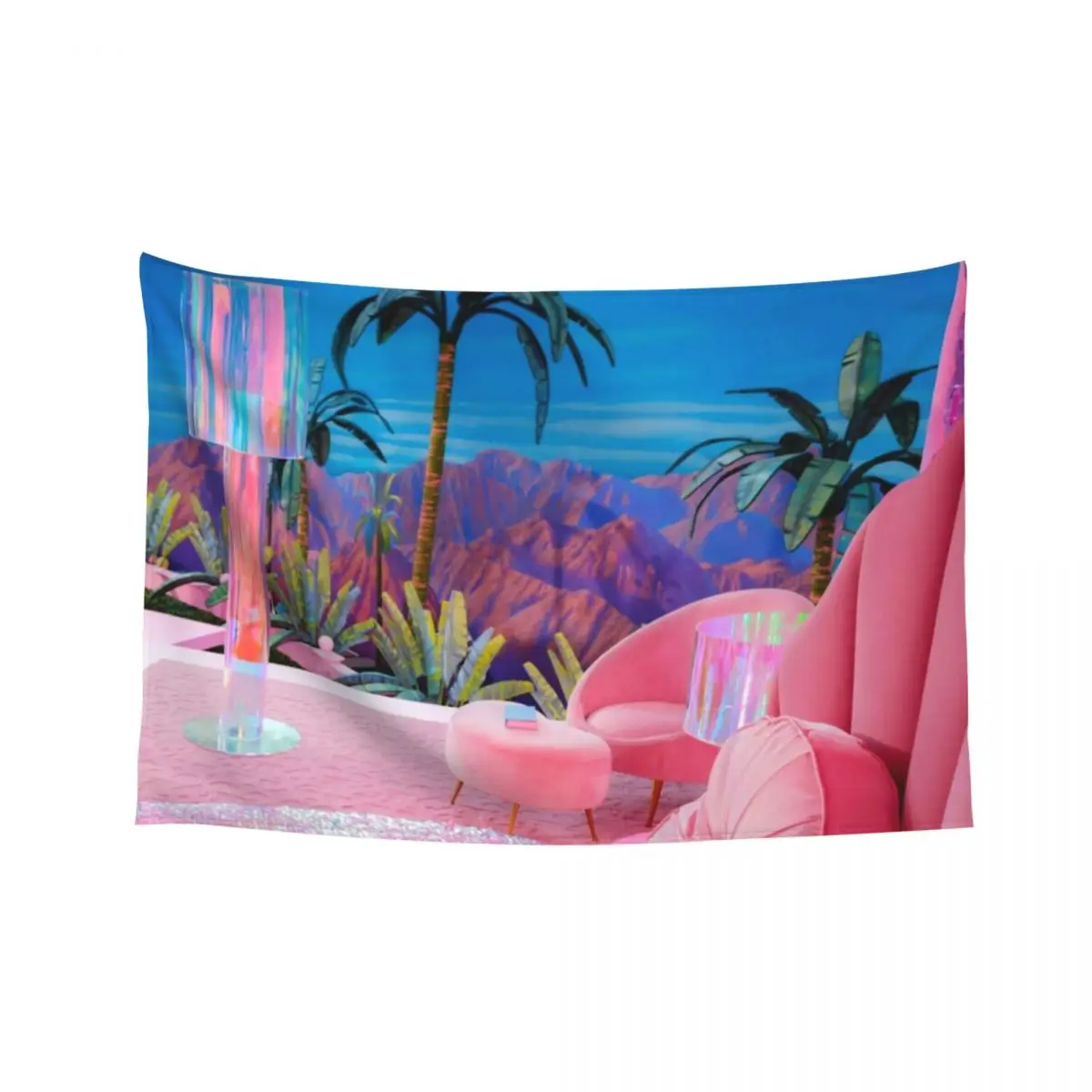 

Dreamhouse View Tapestry Room Aesthetic Decor Decoration Aesthetic Tapestry